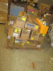 pallet of halloween items ...