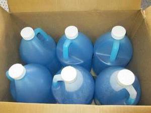 case of 61 gallon bottles of conce...