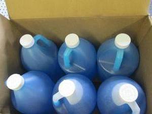 case of 61 gallon bottles of conce...