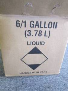 case of 61 gallon bottles of conce...