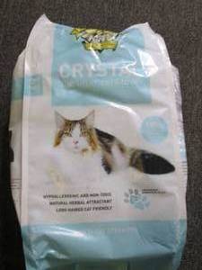 8lb bag of crystal cat litter...