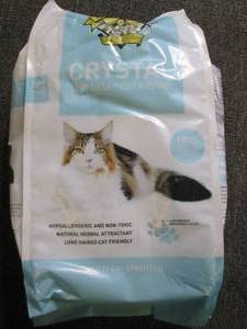 8lb bag of crystal cat litter...