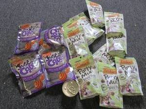 lot of catnip and cat treats ...