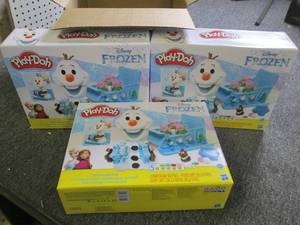 case of 3 new play-doh disney froze...