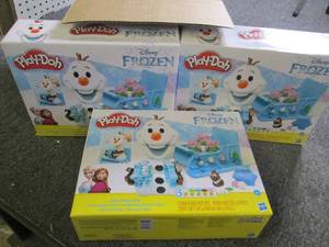 case of 3 new play-doh disney froze...