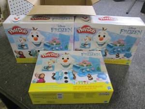 case of 3 new play-doh disney froze...