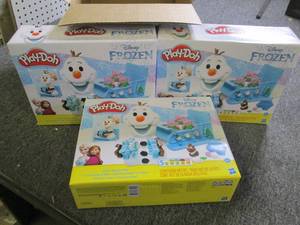case of 3 new play-doh disney froze...