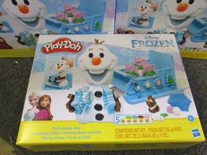 case of 3 new play-doh disney froze...
