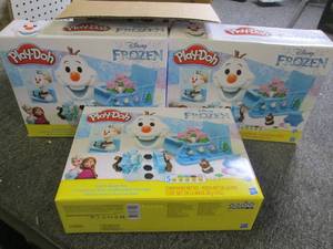 case of 3 new play-doh disney froze...