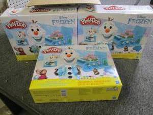 case of 3 new play-doh disney froze...