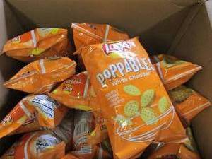 case of 12 lays poppables white che...