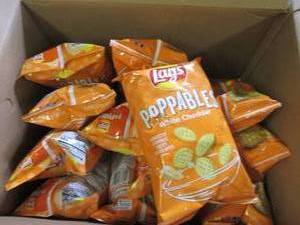 case of 12 lays poppables white che...