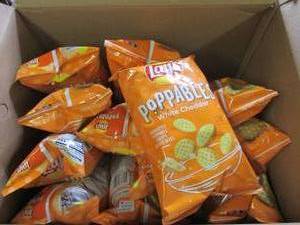 case of 12 lays poppables white che...