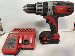 Milwaukee Lithium 18 Volt Cordless Drill & Charger (works great)