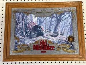 Old Milwaukee Wild Turkey Series 6 15x20 Inch
