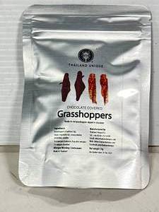 Genuine Chocolate Covered Grasshoppers