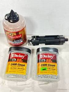 Lot of BB�s & Small Cylinder Adapter for MP-661k