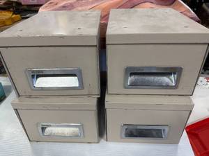 Diebold Metal File Cabinets 7 x 10 x 5.5 Inches Tall