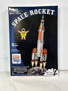 Brand New 212pc Space Rocket Erector Toy Set