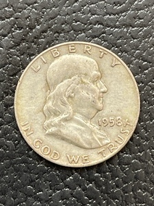 1958-D Franklin Half Dollar