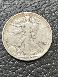 1942-D Walking Liberty Half Dollar