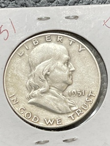 1951-D Franklin Half Dollar