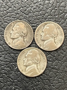 Jefferson Silver War Nickels