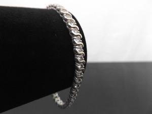 .925 Sterling Silver Zirconia Tennis Bracelet Size 7.5