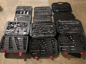 Mix Lot of assorted Husky Mechanic Tools Sets, Customer returns, Review all pictures