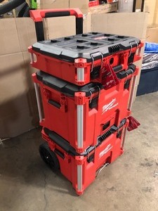 Milwaukee PACKOUT 22 in. Modular XL Tool Box, Open Box, review all pictures