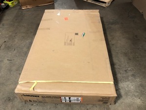 Husky 52 in. Adjustable Height Work Table in White, Open Box, Review all pictures