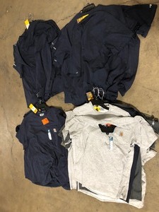 Mix Lot of FORCE TEES, Carhartt Work Shirts, Customer returns, Review all pictures