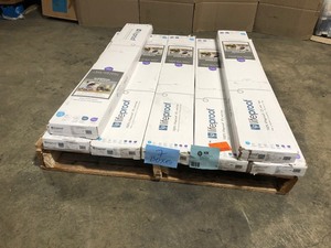 Lifeproof White Sands Hickory 7.13 in. W x 48.03 in. L Rigid Core Click Lock Luxury Vinyl Plank Flooring (19.01 Sq. ft.Case) 7 cases, Open Box, Review all pictures