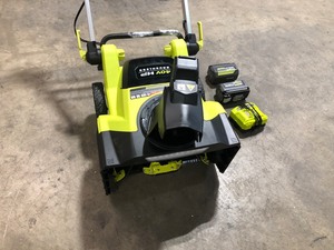 RYOBI 40V HP Brushless 18 in. Single-Stage Cordless Electric Snow Blower, Customer return, Review all pictures