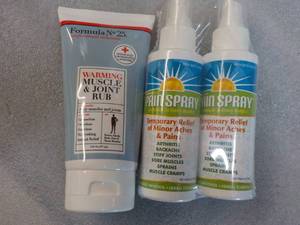 lot 30 image: 2 Pain Spray and 1 Formula No 25...