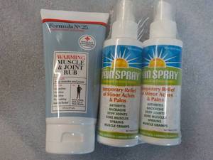 lot 31 image: 2 Pain Spray and 1 Formula No 25...