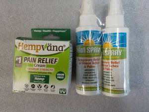 lot 48 image: Hempvana Pain Relief Cream and Pain...