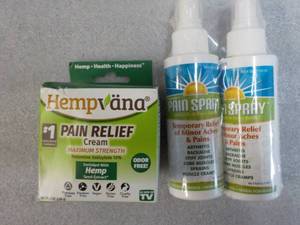 lot 49 image: Hempvana Pain Relief Cream and Pain...