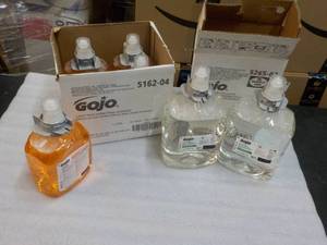 lot 64 image: 4 - 42 oz GOJO Luxury Handwash and ...