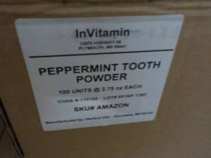 lot 115 image: Box of 100 InVitamin 2.75 oz Jars P...