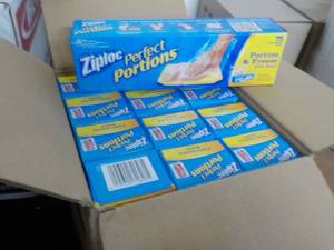 lot 124 image: 12 Boxes Ziploc Perfect Portions Ba...