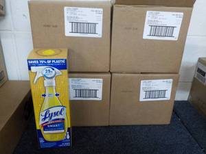 lot 137 image: 4 - 32 ct Boxes Lysol Smart Cleaner...