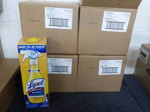 lot 138 image: 4 - 32 ct Boxes Lysol Smart Cleaner...