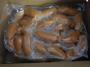 lot 173 image: 11 lb. Bag Frozen Knockwurst...