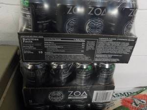lot 196 image: 2 - 12 Packs ZOA Zero Sugar...