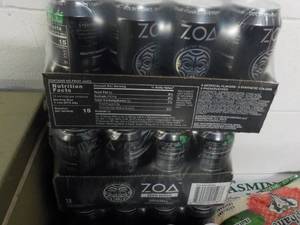 lot 198 image: 2 - 12 Packs ZOA Zero Sugar...