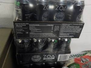 lot 199 image: 2 - 12 Packs ZOA Zero Sugar...