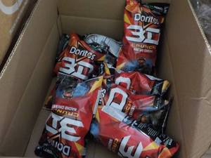 lot 217 image: Case of 8 - 7 14 oz Bags Doritos 3...