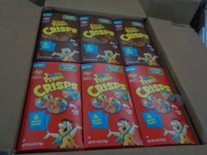 lot 251 image: Case of 24 Boxes Cocoa Pebbles Cris...