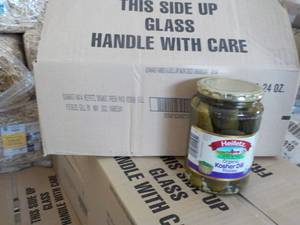 lot 255 image: 12 - 24 oz Jars Heifetz Organic Kos...